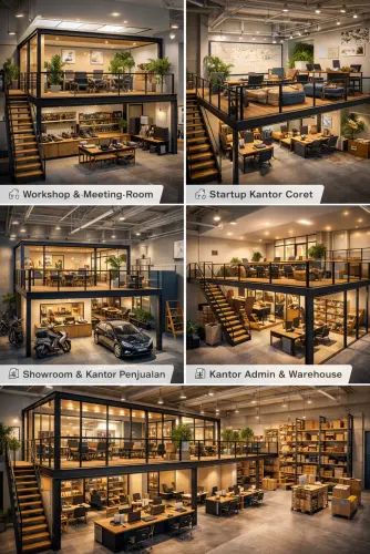 Mezzanine Ruang Kantor di Wijaya Kusuma